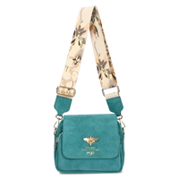 listonoszka damska skórzana ego es0917ra 25wl – odwaga w kolorze turkusu