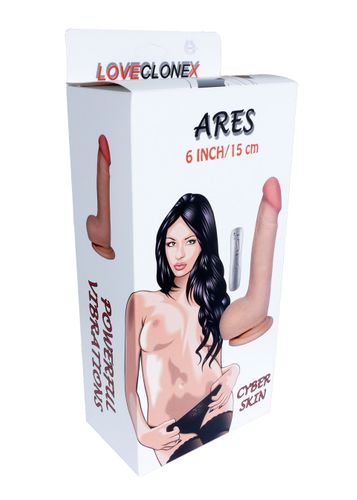 Dildo ARES- vibracje 18cm na Arena.pl