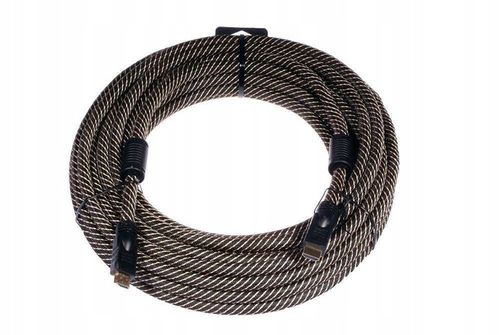 KABEL PRZEWÓD HDMI 2.0 4K 3D SOLIDNY MOCNY HIGH SPEED HQ UHD 10m 48 bit na Arena.pl