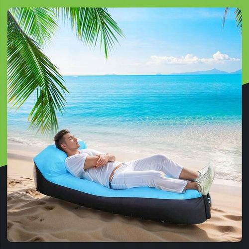 LAZY BAG Air Sofa DMUCHANA Leżak Materac Fotel Materiał Ripstop ZAGŁÓWEK na Arena.pl