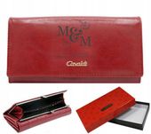 Portfel PREZENT DLA ŻONY rocznica ślubu INICJAŁY