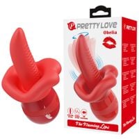 stymulator łechtaczki z ruchem języka pretty love obelia usb