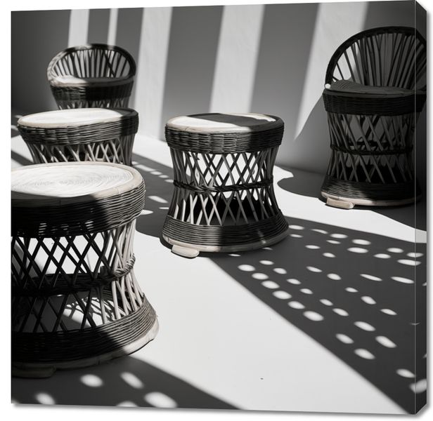 Obraz 100x100cm Gra Świateł zdjęcie 1