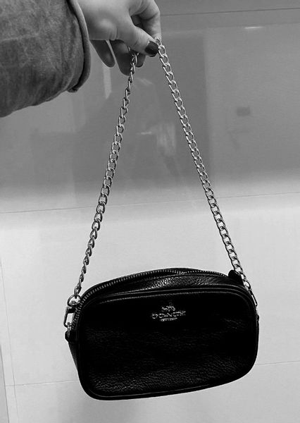 Pasek do torebki torby łańcuch długi Srebrny metal F117_100CM_Srebrny zdjęcie 12