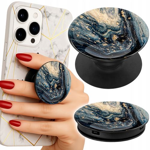 Uchwyt do telefonu Popsocket na palce / stojak - KAMIENNE ELEGANCKIE WZORY na Arena.pl