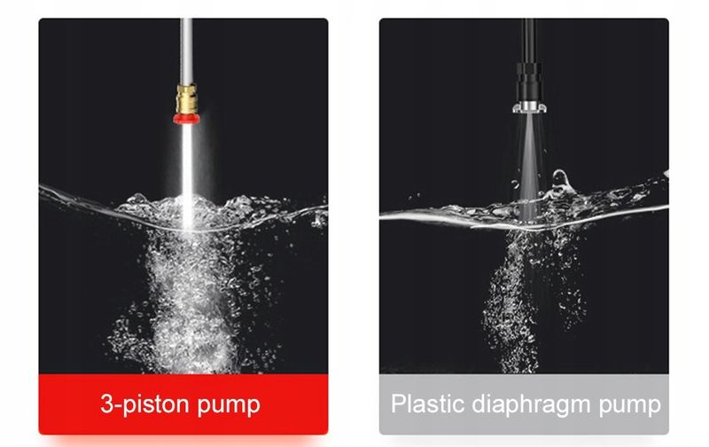 MYJKA Ciśnieniowa AKUMULATOROWA 60bar ZESTAW 500W zdjęcie 8