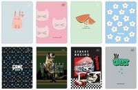 ZESZYT KRATKA A5 16 MIX WZORÓW INTERDRUK