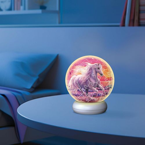 Puzzle 3D NightLight Horses on the Beach na Arena.pl