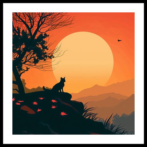 Plakat 40x40cm Kocie Wzgórze na Arena.pl