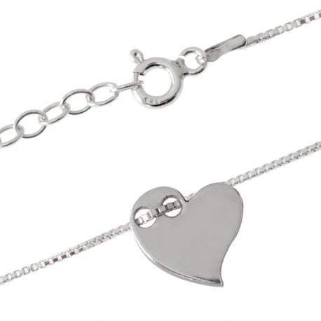 SREBRNA BRANSOLETKA CELEBRYTKA SERDUSZKO PRÓBA SREBRA 925 GRAWER GRATIS zdjęcie 1