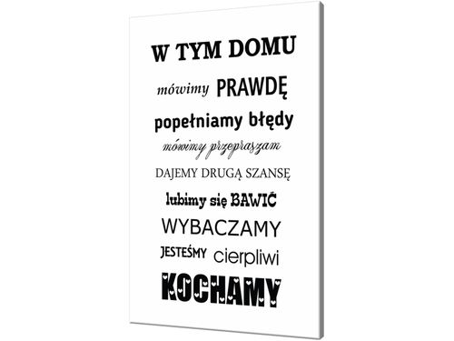 W tym domu80x120cm na Arena.pl