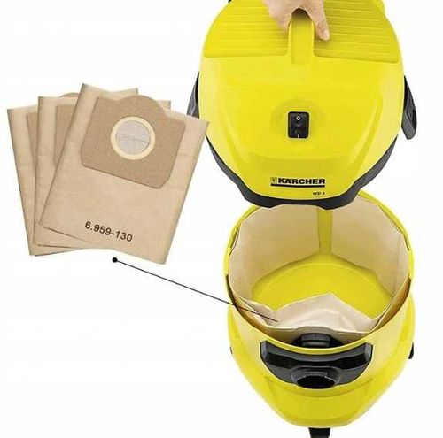 zestaw 10x worek do odkurzaczy kärcher 6.959-130.0 + filtr powietrza na Arena.pl