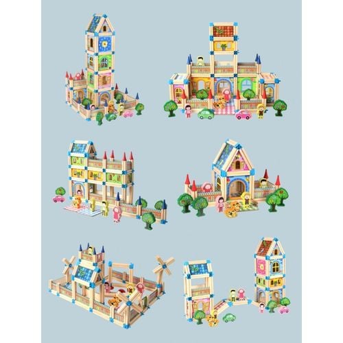 klocki domek 128 szt jhtoy-024 na Arena.pl