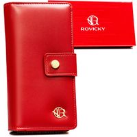 duży portfel damski ze skóry ekologicznej - rovicky