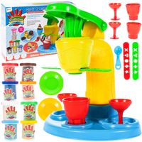 Lodziarnia - Ciastolina 8 Kubeczków z Akcesoriami