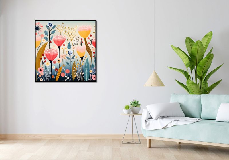 Plakat 90x90cm Ogród Marzeń zdjęcie 4