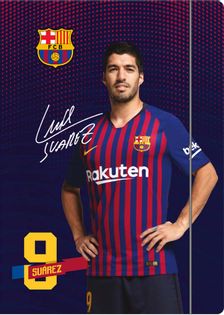 Teczka z gumką A4 FC Barcelona "9"