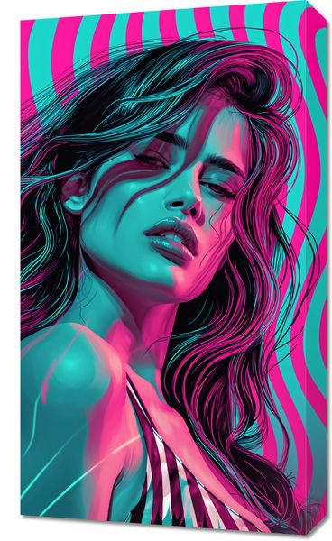Obraz 40x70cm Neonowy Wzrok zdjęcie 1