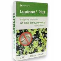 LEPINOX 3x10g ĆMA BUKSZPANOWA ZWALCZA GĄSIENICE ĆMY BUKSZPANU EKOLOGICZNY