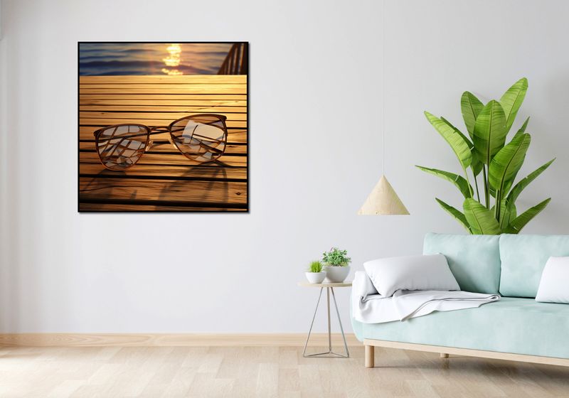 Plakat 100x100cm Lato w Odbiciu zdjęcie 4