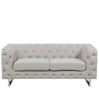 Sofa 2-osobowa beżowa VISSLAND