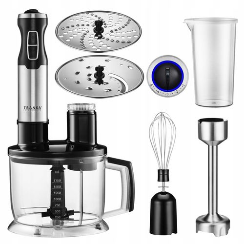 BLENDER RĘCZNY WIELOFUNKCYJNY ZESTAW 4w1 MALAKSER 5 POZIOMÓW MOCNY na Arena.pl