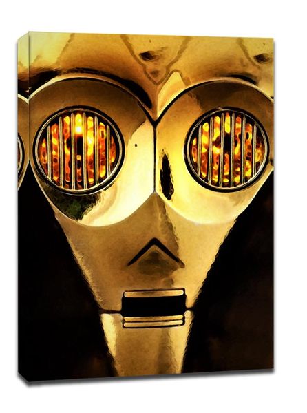 Face It! Star Wars Gwiezdne Wojny - C-3PO - obraz na płótnie 90x120 cm zdjęcie 1