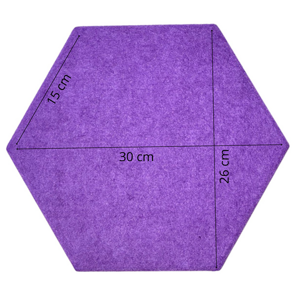 Panele Ścienne Filcowe 3D Heksagon Zagłówek Samoprzylepne Akustyczne Soft zdjęcie 4