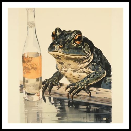 Plakat 60x60cm Refleksje Błotniaka na Arena.pl