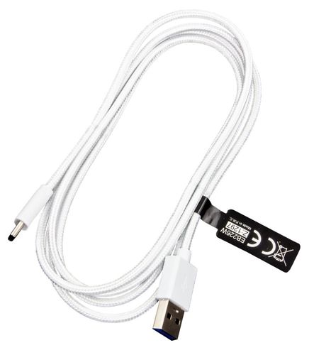 Esperanza KABEL USB 3.0 TYP C 2M OPLOT BIAŁY na Arena.pl