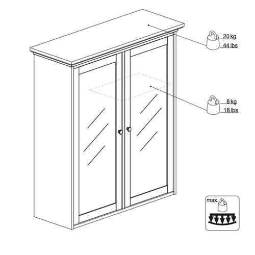 Witryna wisząca Paris na Arena.pl