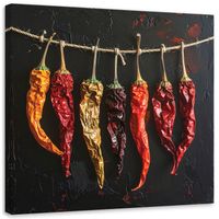 Obraz do kuchni restauracji baru jadalni, Suszone papryczki