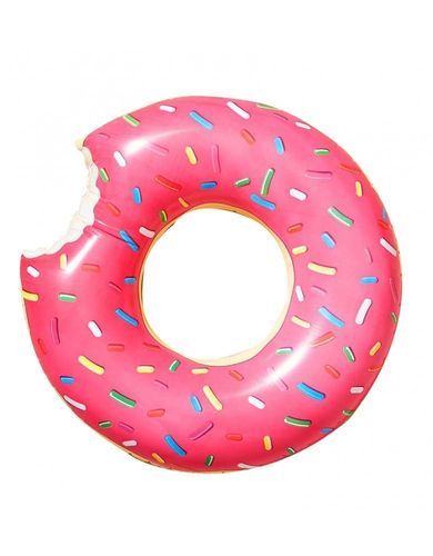 Koło dmuchane Donut 90cm różowe na Arena.pl