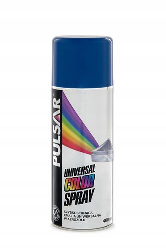 FARBA LAKIER NIEBIESKI POŁYSK PULSAR SPRAY RAL 5010 400ml na Arena.pl