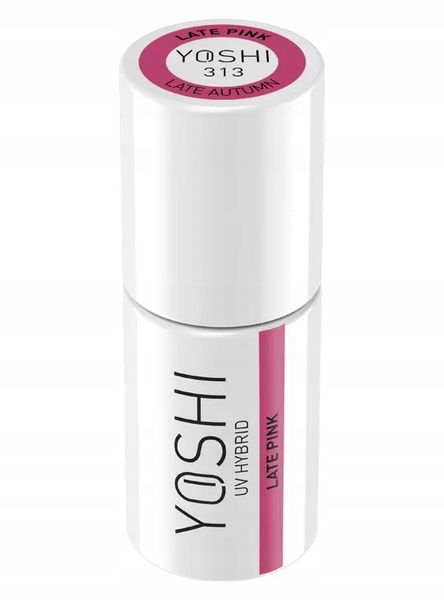 YOSHI Lakier hybrydowy Late Pink 6ml – 313 zdjęcie 2