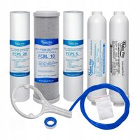 RO AQUA VITA Filtry Wkłady na Duży Serwis Osmozy ZESTAW Filtry Wody do RO6