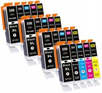20x TUSZE XL DO CANON PIXMA IP7250 MG5650 MG5550