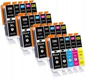 20x TUSZE XL DO CANON PIXMA IP7250 MG5650 MG5550