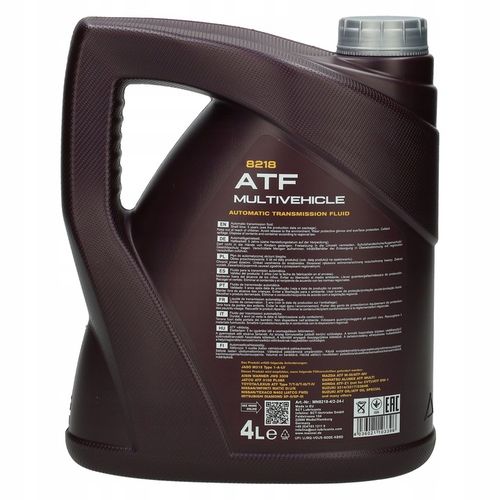 Olej Przekładniowy 8218 Mannol ATF JWS 3309 4L na Arena.pl
