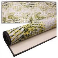 CHODNIK WELUROWY MIĘKKI DYWAN ANTYPOŚLIZGOWY ŻELOWY SPÓD 67x150 CM
