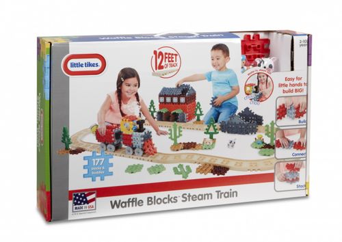 Klocki Waffle Blocks Pociąg parowy na Arena.pl