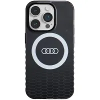 audi iml big logo magsafe case iphone 14 pro 6.1 czarny/black