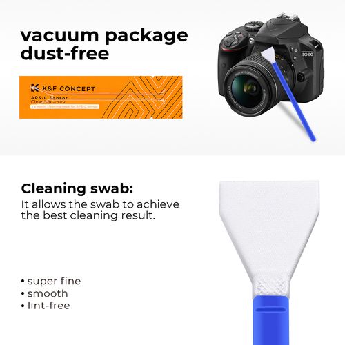 Zestaw do czyszczenia matrycy aparatu APS-C 16mm K&F Concept SKU.1616 na Arena.pl
