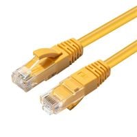 MicroConnect CAT6A UTP 0.25m Yellow LSZH