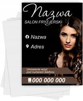 Ulotki A5 reklamowe firmowe 5000 szt dużo wzorów SALON FRYZJERSKI