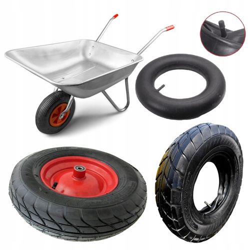 OPONA Z DĘTKĄ DO TACZKI 4.80/4.00-8 WZMOCNIONA 6PR na Arena.pl