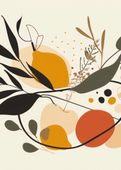 Plakat 67,5x95cm Botaniczny Wir