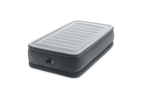 Jednoosobowy Materac Dmuchany 99x191x46 cm łóżko pompka 220V INTEX 64412ND na Arena.pl