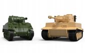 Czołg do sklejania Zestaw Tiger 1 + Sherman Firefly AIRFIX Licencja
