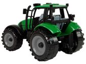 Traktor Ideal Farm Zielony Czerwony Otwierana Maska